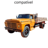 Jogo de Espelho Retrovisor Completo Plano - Compatível com Ford F-600 / F-6000 / F-7000 / F-8000 / F-8500 / F-11000 / F-13000 / F-14000 / F-19000 / F-2100