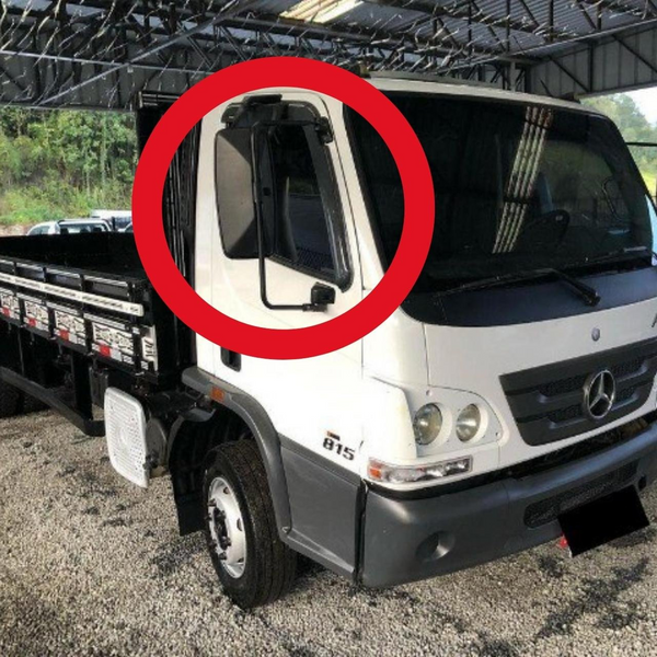 Braço Espelho Retrovisor Mercedes-Benz Accelo II - até 2019 - Econômico