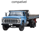 Jogo de Espelho Retrovisor Completo Plano - Compatível com Ford F-600 / F-6000 / F-7000 / F-8000 / F-8500 / F-11000 / F-13000 / F-14000 / F-19000 / F-2100