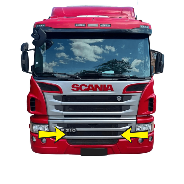 Tela Inferior da Grade Frontal Inferior Scania P (2010 Até 2018)