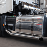 Escapamento Cromado Volvo Fh 2015 a 2017 - 5” Com Silencioso - Euro 5 - Lado Esquerdo
