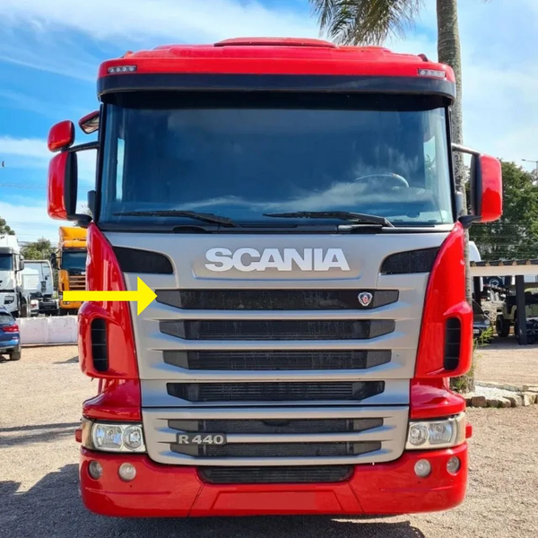 Tela da Grade Fontal Superior Scania G/R S5 (2008 à 2009) - Vão Superior