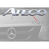 Letreiro Frontal Mercedes-Benz Atego Cabine Simples Cabine Leito Traçado