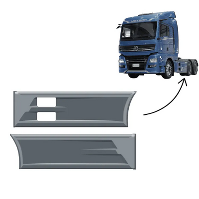 Carenagem Side Skirt Lateral Volkswagen Meteor Premium 3600mm