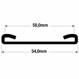 Cinta de Borracha para Tanque de Combustível Preta (50 mm x 2 metros)