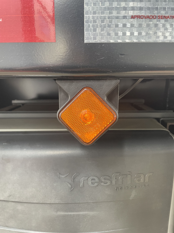 Lanterna Lateral Carreta Guerra de Led -  Bivolt Com Suporte