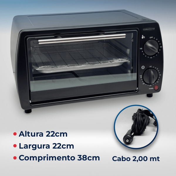 Forno Elétrico Climatizar 24Volts 10 Litros