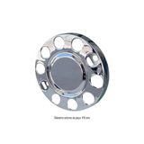 Par Calota de Roda Dianteira Euro Truck aro 20 / 22,5 mm - 10 Furos