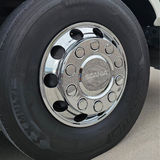Par Calota de Roda Dianteira Euro Truck aro 20 / 22,5 mm - 10 Furos