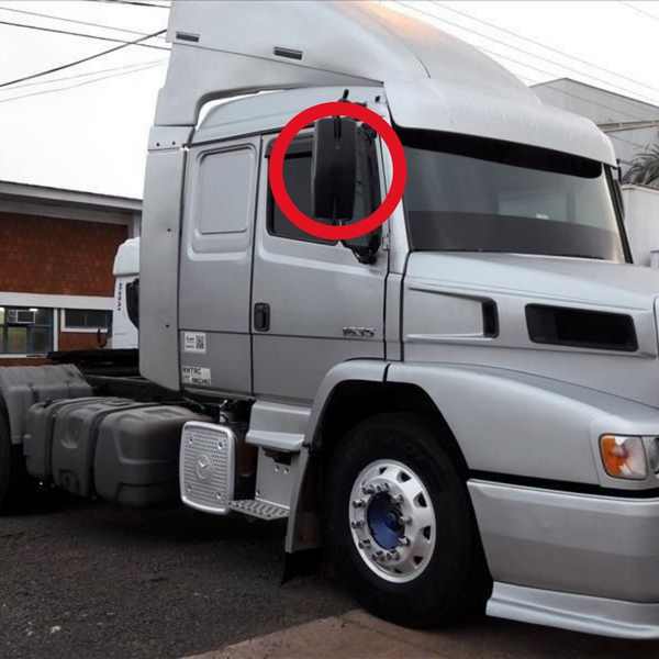 Vidro do Espelho Retrovisor Bifocal Mercedes-Benz LS Atron - Médio