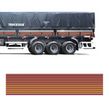 Faixa Adesivo para Carreta do Scania 112 - 4 Eixos