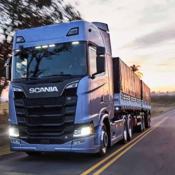 Tela da Grade Frontal Scania NTG 2019 em diante - Com Local Para Por Lanterna