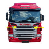 Tela Central da Grade Frontal Superior - Scania P (2010 a 2018)