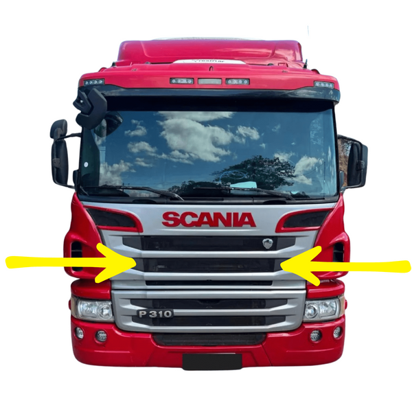 Tela Inferior da Grade Frontal Superior - Scania P (2010 a 2018)