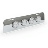 Acabamento Túnel Traseiro Cabine Volvo New FH - (4 Lanternas LED 125mm)