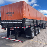 Lona de Vinil Vinilona 14,7 x 4,7 Laranja para carreta (Sob encomenda)