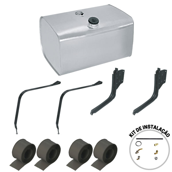 Kit Tanque de Combustível 500 Litros Lado Direito Mercedes-Benz Axor 1933 2540 Galvanizado Recravado
