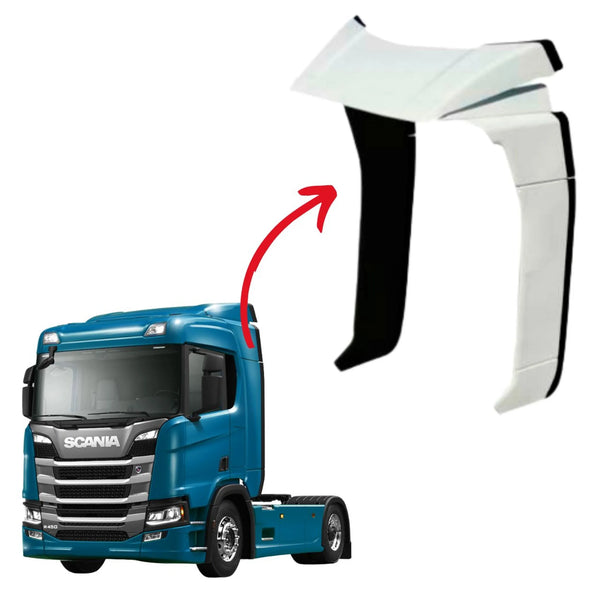 Defletor de AR Scania NTG Cabine R Sem Charuto - Boff
