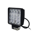 Farolete Quadrado Worklight Bivolt 16 Leds 48 Watts