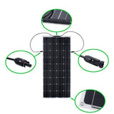 Kit Painel Solar Flexível 140W para Caminhão
