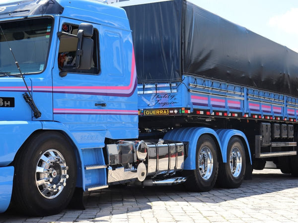 Tanque de Combustível Inox 397 Litros Scania T R 113 143 (Lado Direito)