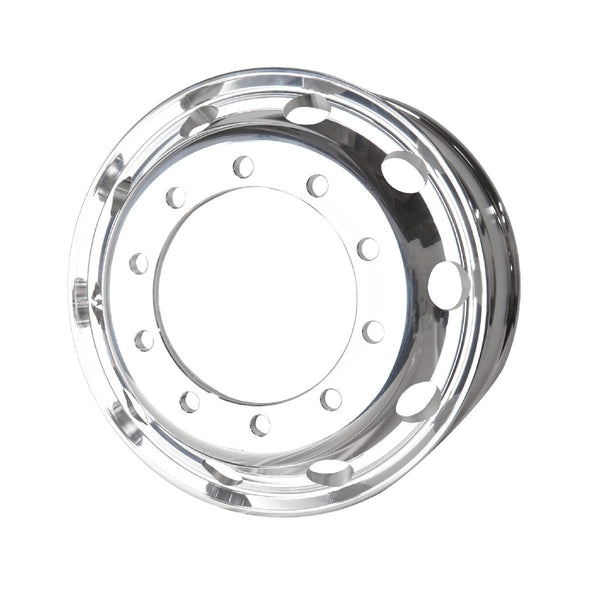 Roda de caminhão em Alumínio XBRI 22,5X8,25 10X335 mm forjada e polida