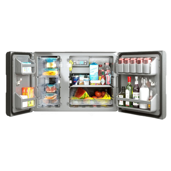 Geladeira Externa Duplex Duas portas 110 Litros 12v 24v Resfriar - Digital