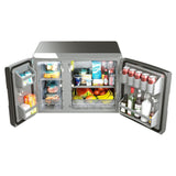 Geladeira Externa Duplex Duas portas 110 Litros 12v 24v Resfriar - Digital