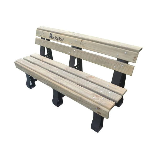 Banco de madeira com 3 Lugares Modelo Plus - Rodoplast
