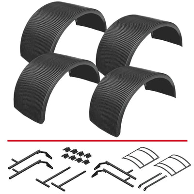 Kit Adaptação Para-lama Volvo FH anterior a 2015 (Suportes Reforçados)