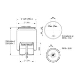 Conjunto Mola Pneumática para Suspensão de Eixo com Base Profunda para caminhão Scania P