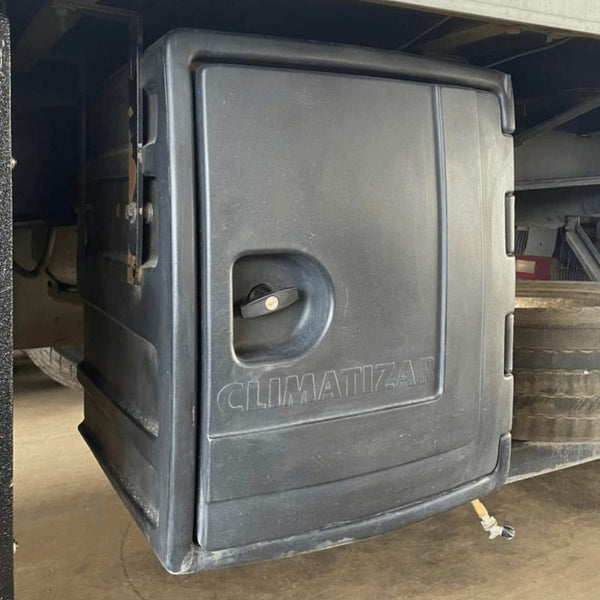 Geladeira Caminhão Externa 84 Litros 12v 24v Preta Climatizar