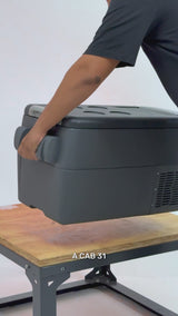 Geladeira portátil interna 31 Litros 12v 24v Elber