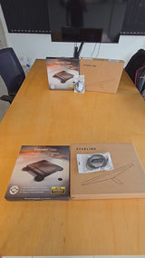Kit Starlink para Caminhão - Antena Starlink Mini com Case de Imã para Teto e Cabo Veicular 12V/24V
