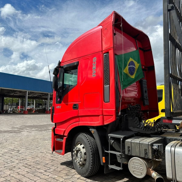 Defletor De Ar Iveco Hi-way Cabine Alta Completo - Rodoplast
