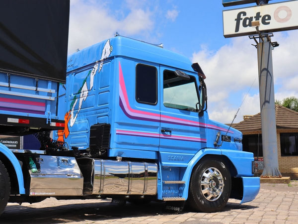 Tanque de Combustível Inox 397 Litros Scania T R 113 143 (Lado Direito)