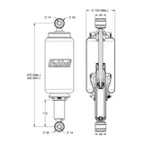 Conjunto Molas Pneumáticas para Cabine do Caminhão Volvo FH 2004 a 2014 Traseira