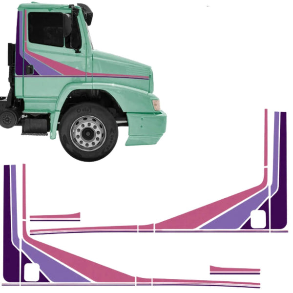 Faixa Lateral Adesivo  Mercedes-Benz 1620