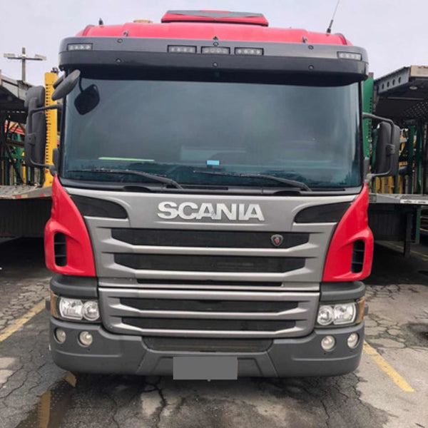 Acabamento da Grade Frontal em Inox para Caminhão Scania Cabine P 2013 a 2018