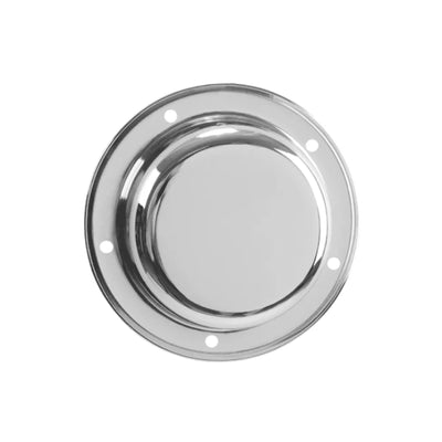 Tampa para Cubo de Roda Metal Randon 5 Furos Modelo Novo (Pequena)