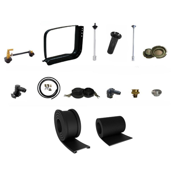 Kit Tanque Plástico Compatível com Ford Cargo Pesado (Todos os Modelos)
