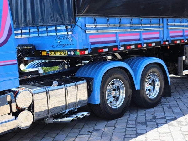 Tanque de Combustível Inox 397 Litros Scania T R 113 143 (Lado Direito)