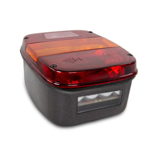 Lanterna Traseira LED Bivolt Lente Lisa