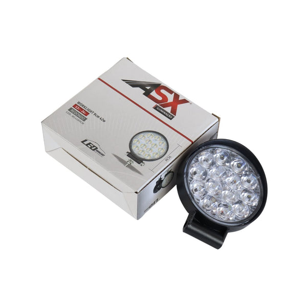 Farolete Redondo Mini Worklight Bivolt 14 Leds 42 Watts - 9cm