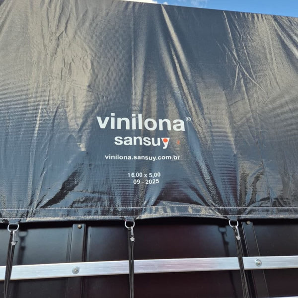 Lona de Vinil para caminhão Com Bojo 16,70 x 5,10 Metros (Impermeável)