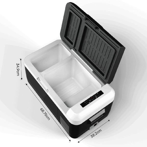 Geladeira Interna Black Elber 30 Litros Dual Zone 12V/24V