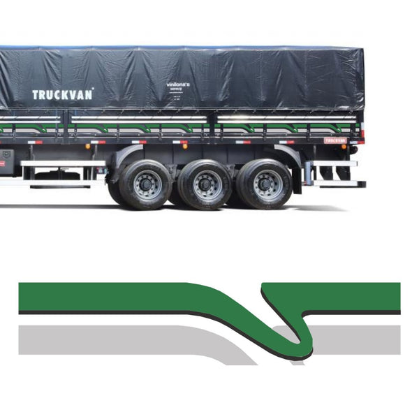 Faixa Adesivo  para Carreta do Volvo EDC