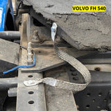 Cabo para Aterramento da 5ª roda com terminal de bateria