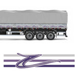 Faixa Adesivo para Carreta do Volvo Globetrotter 2000