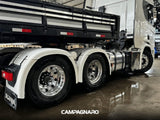 Roda de caminhão em Alumínio XBRI 22,5X8,25 10X335 mm forjada e polida